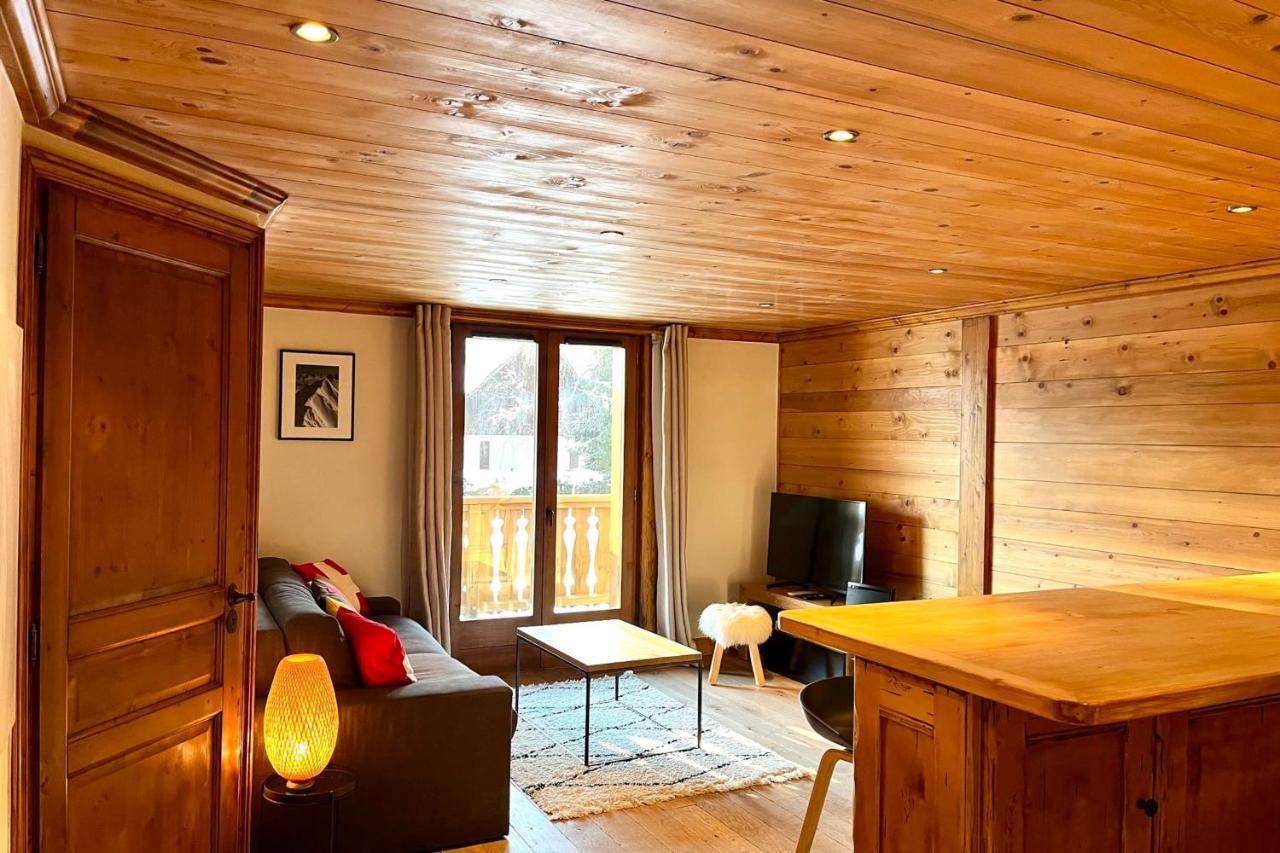 Chic And Cosy Apt With Balcony In Megeve Exterior photo